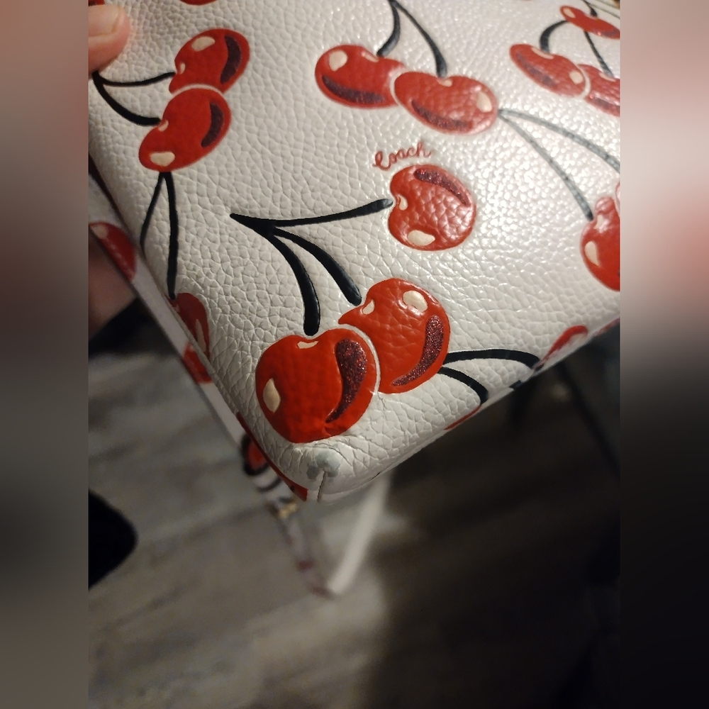 Coach Kitt Crossbody With Cherry Print - Picture 6 of 14